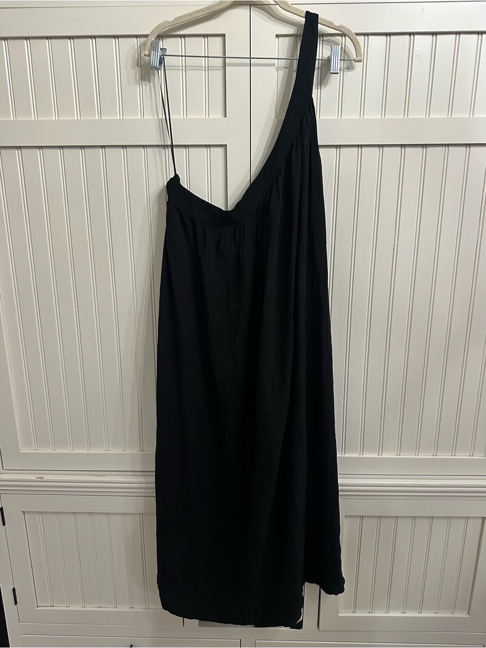 Old Navy Black One-Shoulder Maxi Dress